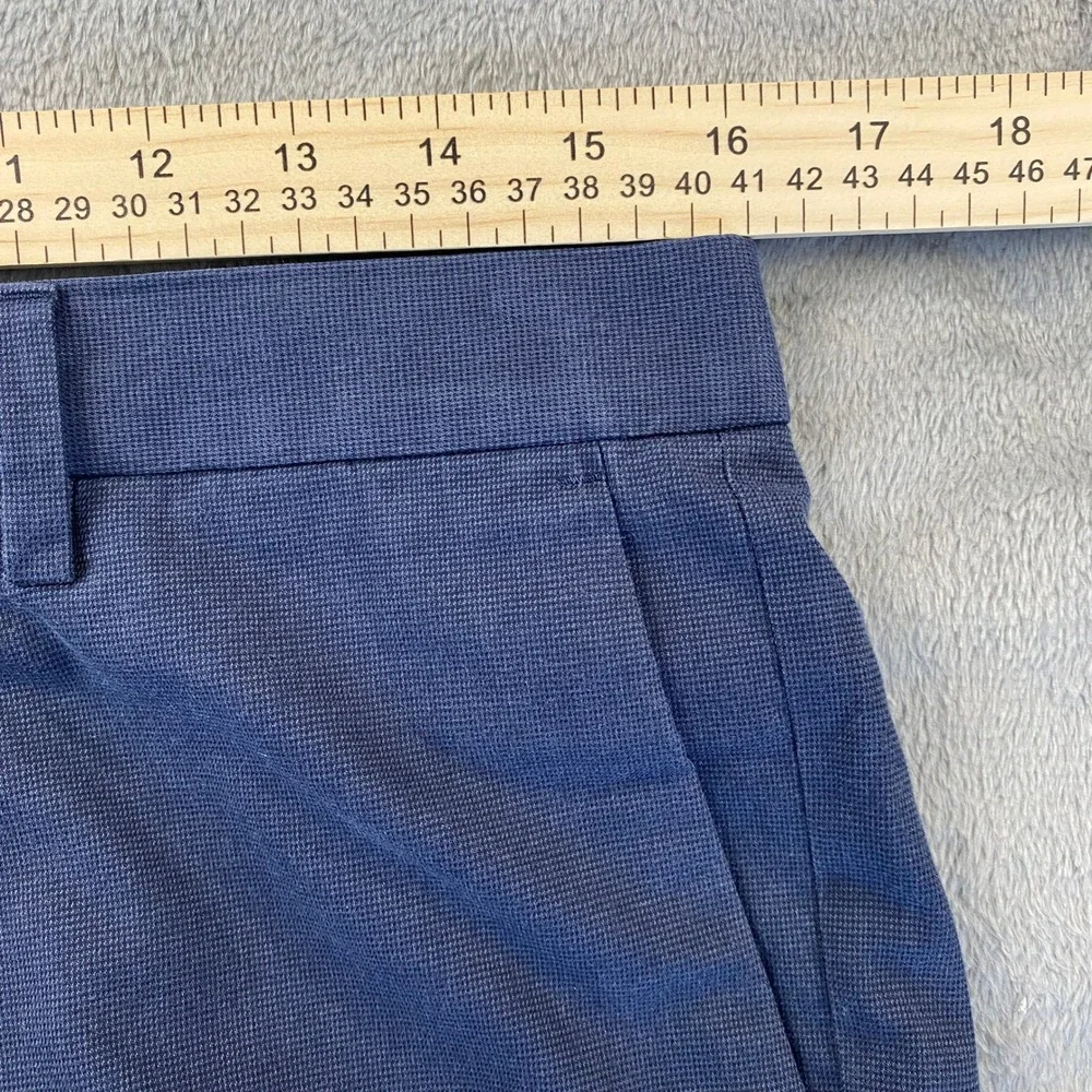 Banana Republic Dress Pants Mens 31x30 Navy Blue‎ Slim Fit Wool Blend 676183-00